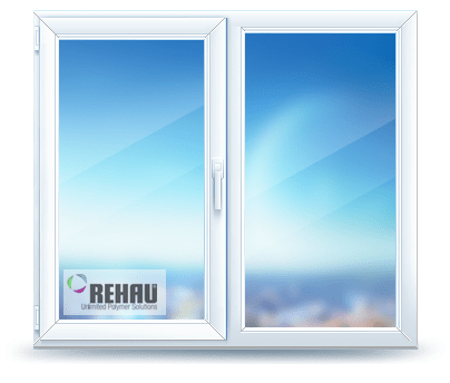 Одностворчатое окно Rehau